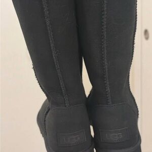 UGG Tall Black Women's Suede Pull-On Boots